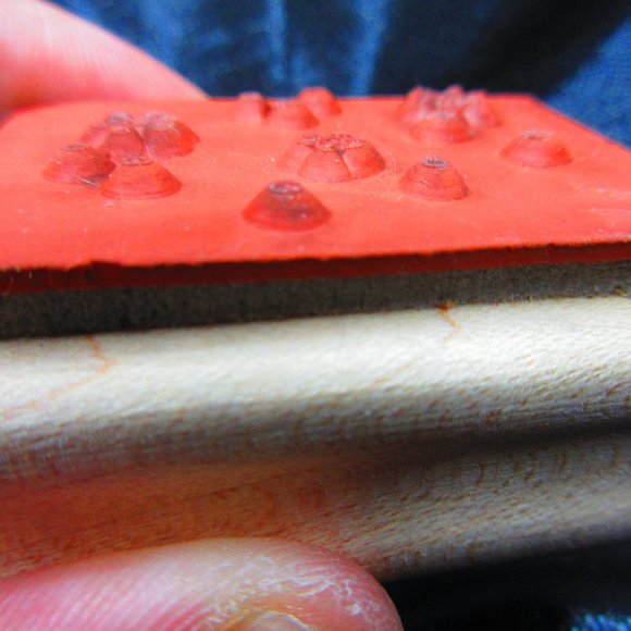 Snowflakes Rubber Wood Mounted Stamp 1.25" X 1" - Picture 3 of 3